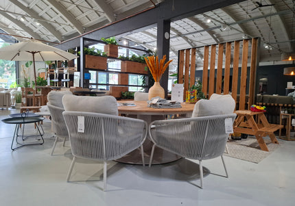 SUNS tuinmeubelen Grado | Low Dining Set | Demo Set