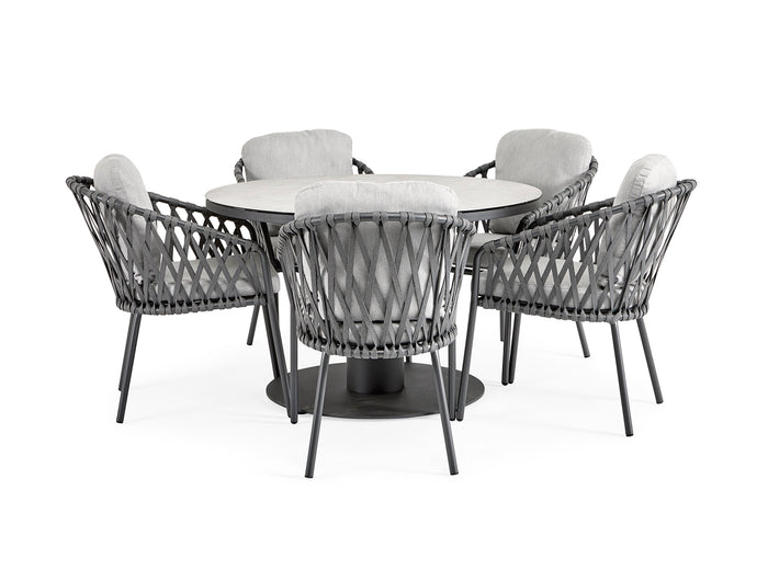 SUNS tuinmeubelen Grado | Tafel | HPL Top | Camel Sand Frame