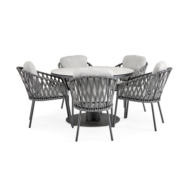 SUNS tuinmeubelen Grado | Tafel | HPL Top | Camel Sand Frame