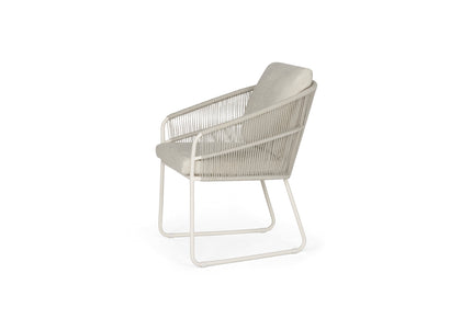 SUNS tuinmeubelen Noli tuinstoel | Matt Royal Grey Frame