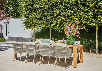 SUNS tuinmeubelen Noli tuinstoel | Matt Royal Grey Frame