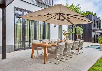 SUNS tuinmeubelen Novara  | Zweefparasol | Camel Sand Frame