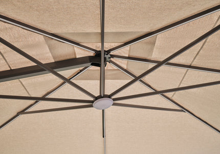 SUNS tuinmeubelen Novara  | Zweefparasol | Camel Sand Frame