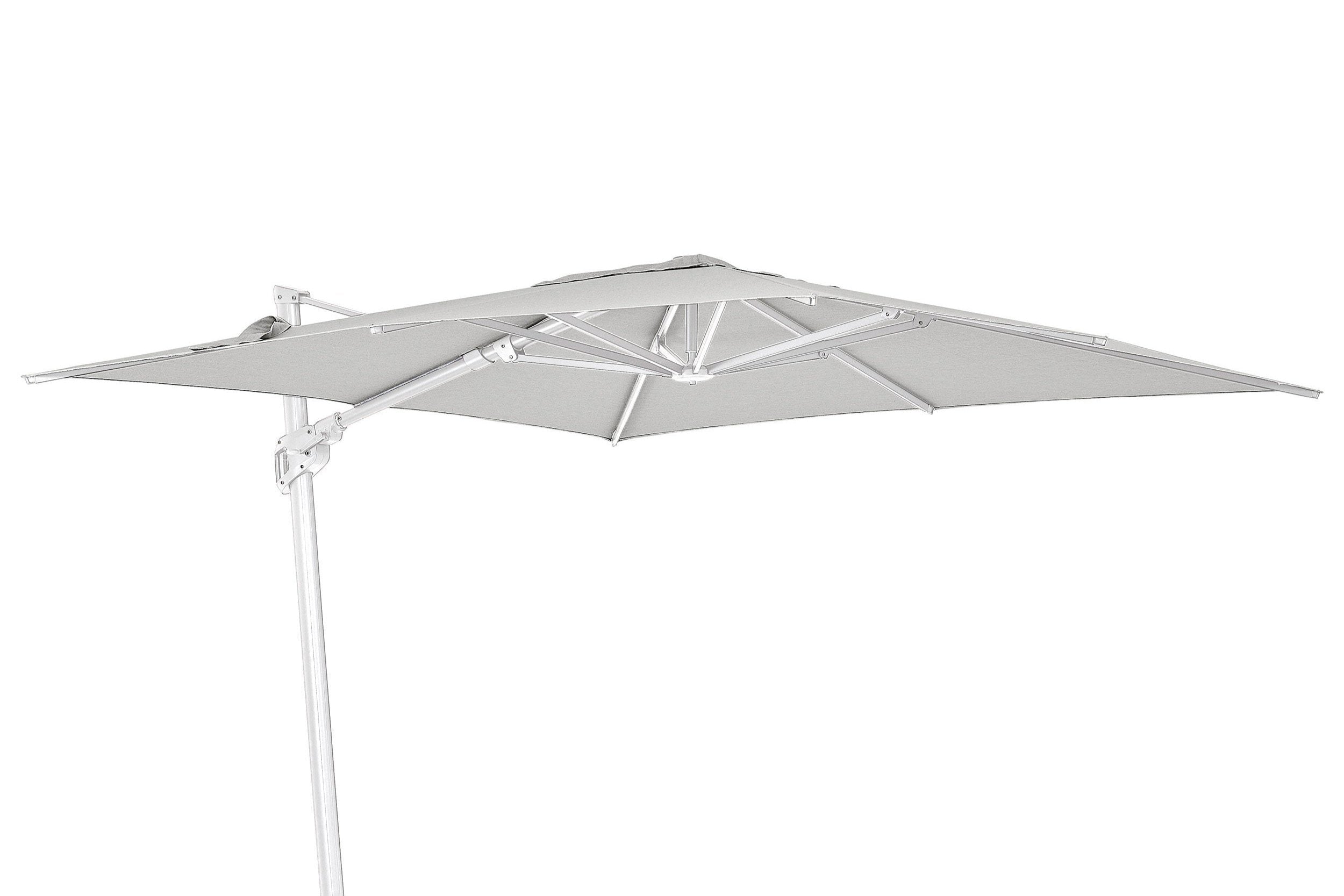 Cabon Light Grey / Vierkant 3x3 meter / Granieten voet 120 kg