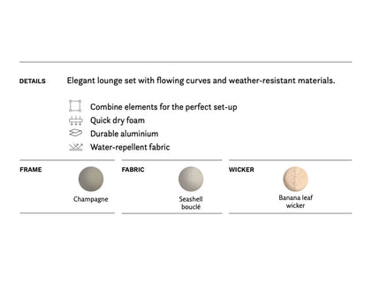 SUNS tuinmeubelen Pico | Lounge Set | Groot |