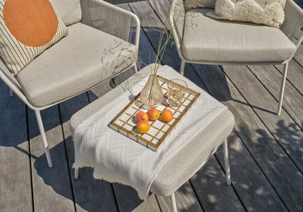 SUNS tuinmeubelen Punta | Lounge Chair | Matt White Frame