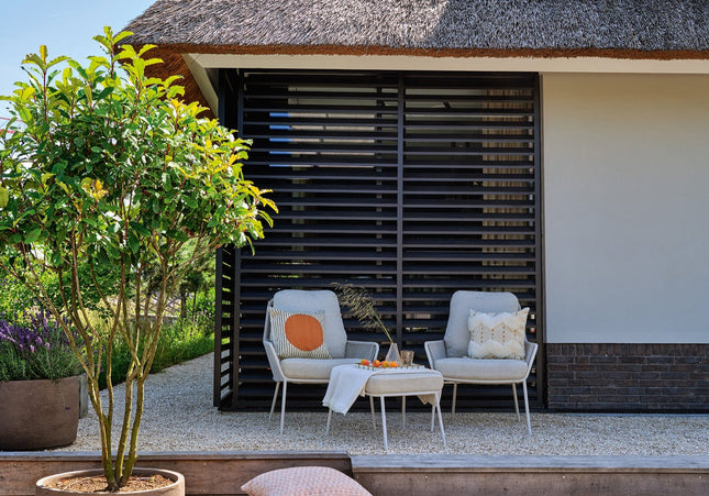 SUNS tuinmeubelen Punta | Lounge Chair | Matt White Frame