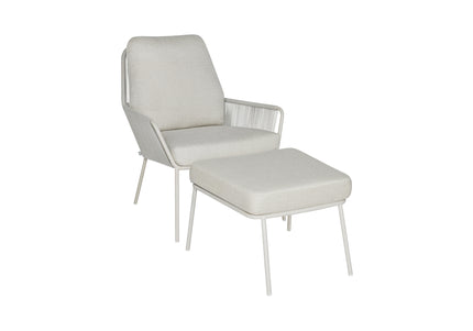 SUNS tuinmeubelen Punta | Lounge Chair | Matt White Frame