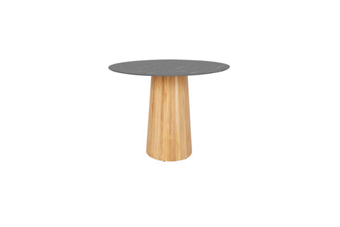 SUNS tuinmeubelen Sorolo low bartafel | Neolith & teak blad | 120ø cm