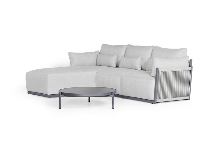 SUNS tuinmeubelen Sorrento Loungeset | Chaise Loungue | Camel Sand Frame