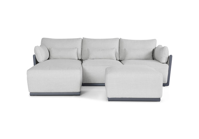 SUNS tuinmeubelen Sorrento Loungeset | Chaise Loungue | Camel Sand Frame