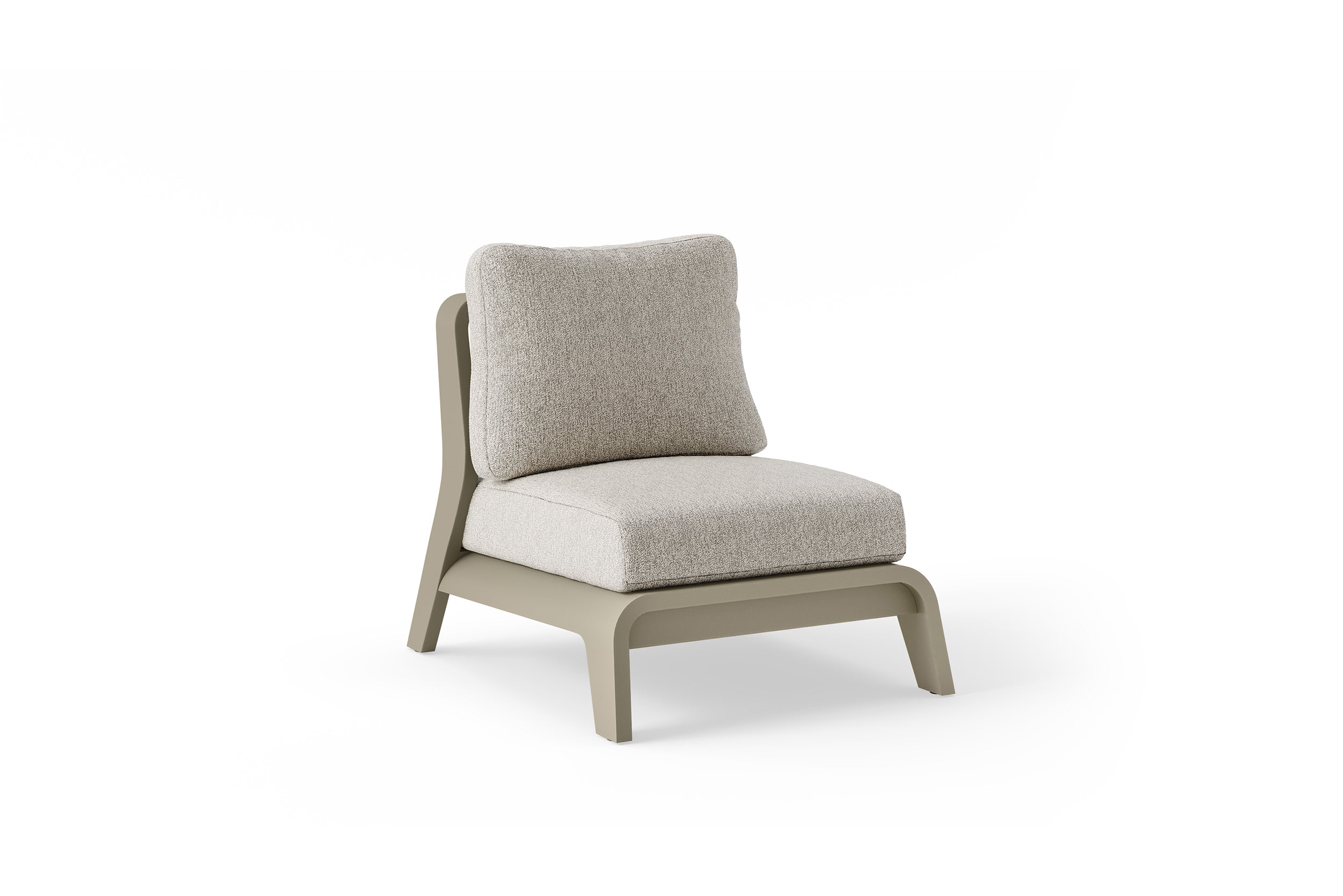 Champagne Aluminium | Seashell Bouclé