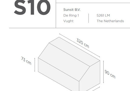 SUNS tuinmeubelen Suns | Beschermhoes | Loungeset | 2xs10