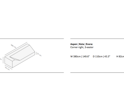 SUNS tuinmeubelen Suns | Beschermhoes voor loungebank | Grijs | S18