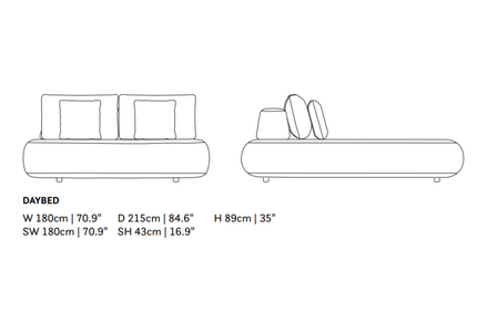 SUNS tuinmeubelen SUNS | Blocchi | Daybed |