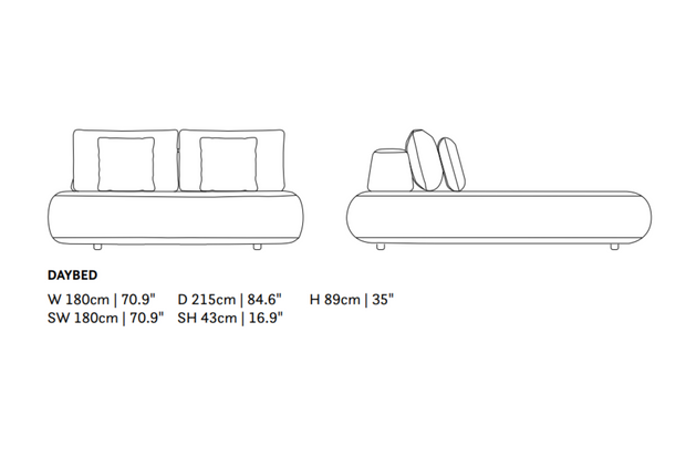 SUNS tuinmeubelen SUNS | Blocchi | Daybed |