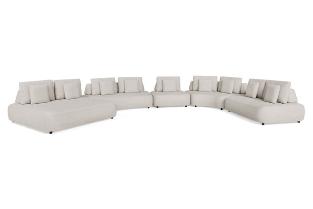 SUNS tuinmeubelen Suns | Blocchi | Loungeset | 5-delig | Daybed |