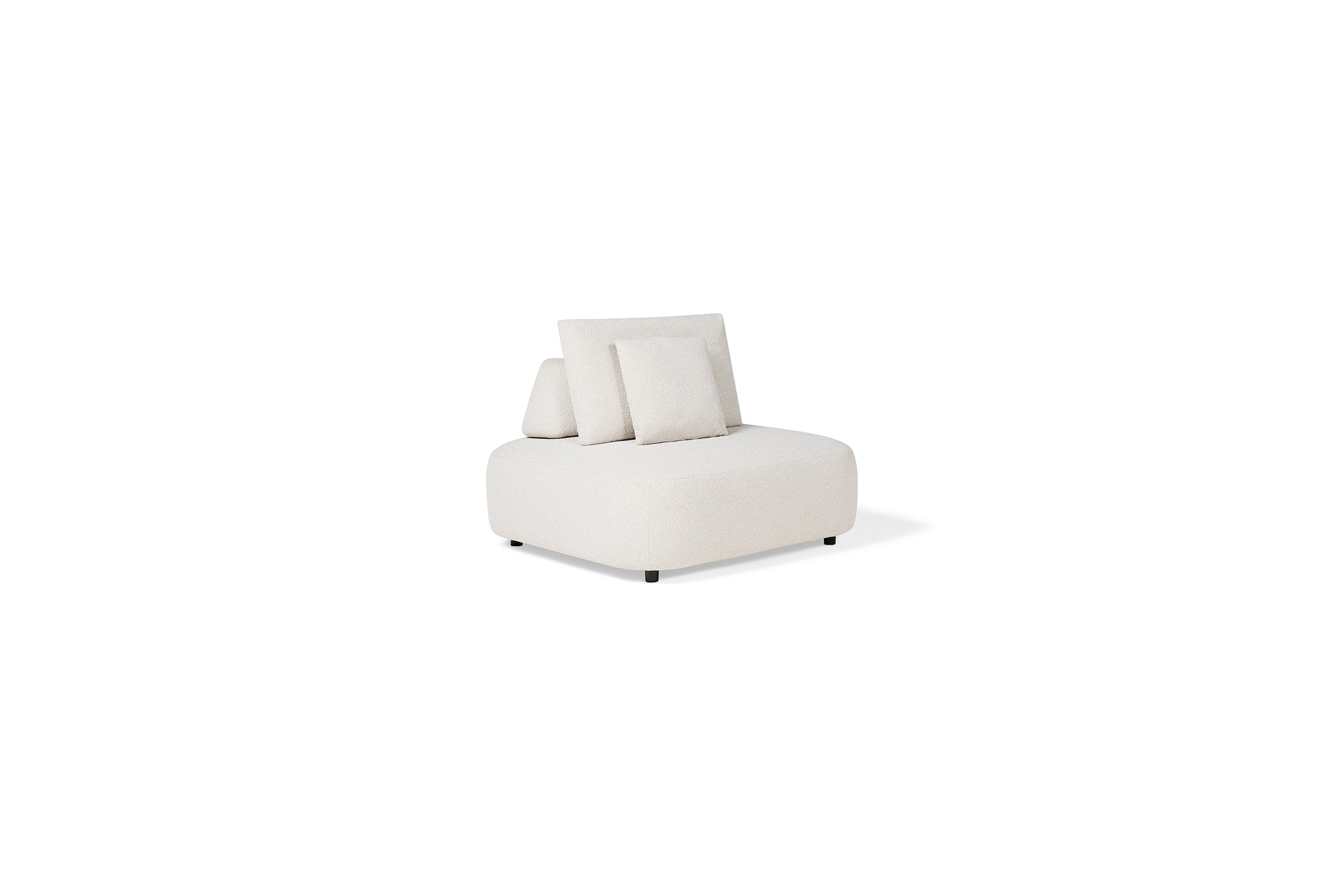 Single seater / Seashell bouclé