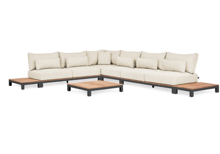 SUNS tuinmeubelen Suns | Evora | Loungeset | Grote Hoekopstelling |