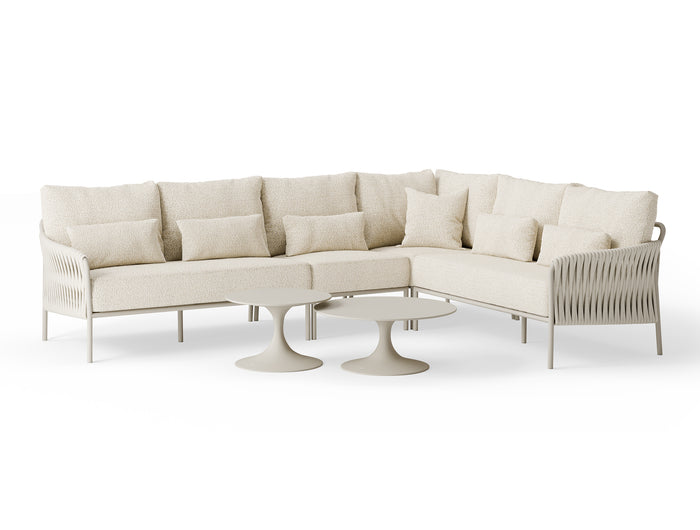 SUNS tuinmeubelen SUNS | Fiave | Loungeset | Grote Hoekopstelling |