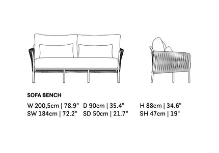 SUNS tuinmeubelen Suns | Fiave | Sofa Set |