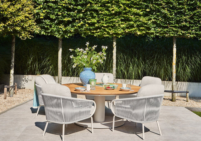 SUNS tuinmeubelen SUNS | Grado | Low Dining Tafel | Teak Blad |