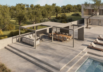 SUNS tuinmeubelen SUNS | Luxe Gazebo | Overkapping | Electric Retractable