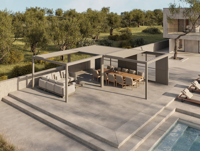 SUNS tuinmeubelen SUNS | Luxe Gazebo | Overkapping | Electric Retractable