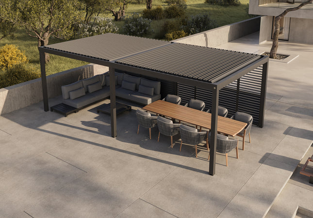 SUNS tuinmeubelen SUNS | Luxe Gazebo | Overkapping | Electric Shutters