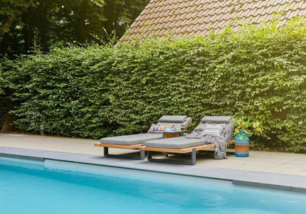 SUNS tuinmeubelen SUNS | Nardo | Sunlounger | Teak & Aluminium