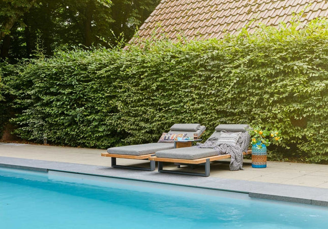 SUNS tuinmeubelen SUNS | Nardo | Sunlounger | Teak & Aluminium