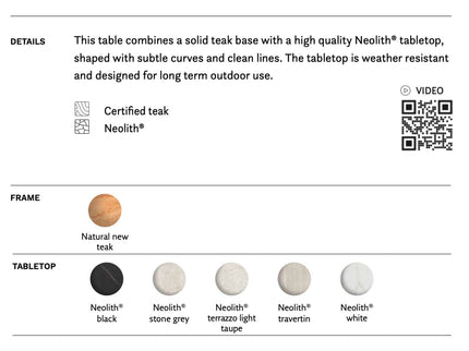 SUNS tuinmeubelen Suns | Omis | Diner Tafel |