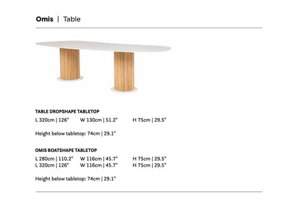 SUNS tuinmeubelen Suns | Omis | Diner Tafel |
