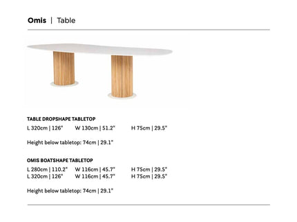 SUNS tuinmeubelen Suns | Omis | Diner Tafel |