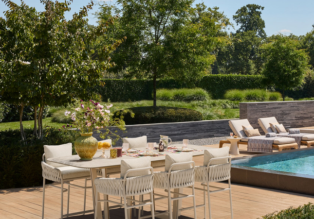 SUNS tuinmeubelen Suns | Palermo | Lage Bar Tafel | Neolith blad |