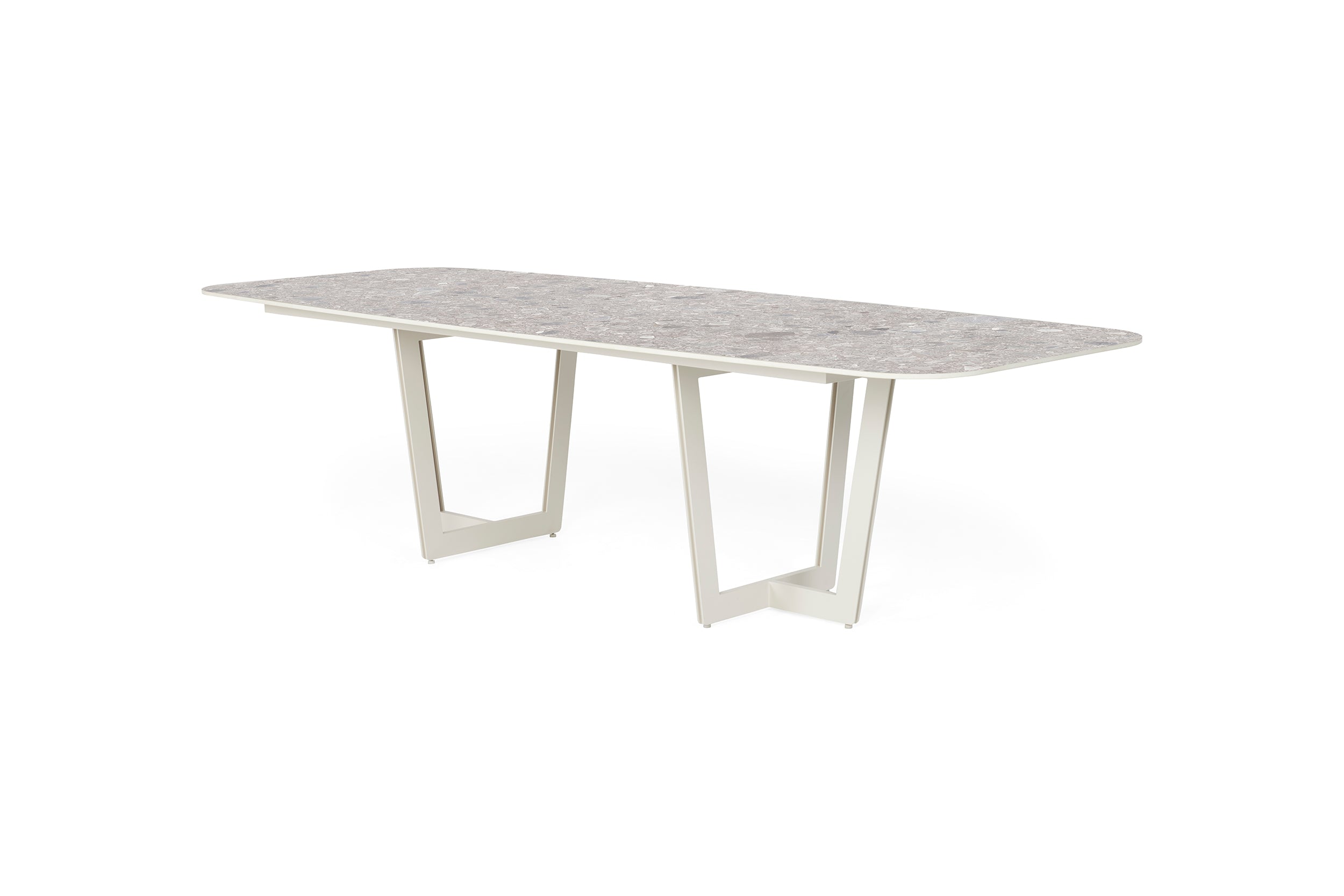 280x113 cm / Camel Sand / Neolith® terrazzo light grey