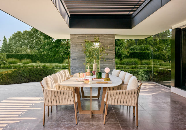 SUNS tuinmeubelen Suns | Palermo | Tuintafel | Neolith blad | Dropshape |