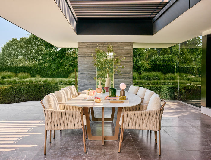 SUNS tuinmeubelen Suns | Palermo | Tuintafel | Neolith blad | Dropshape |