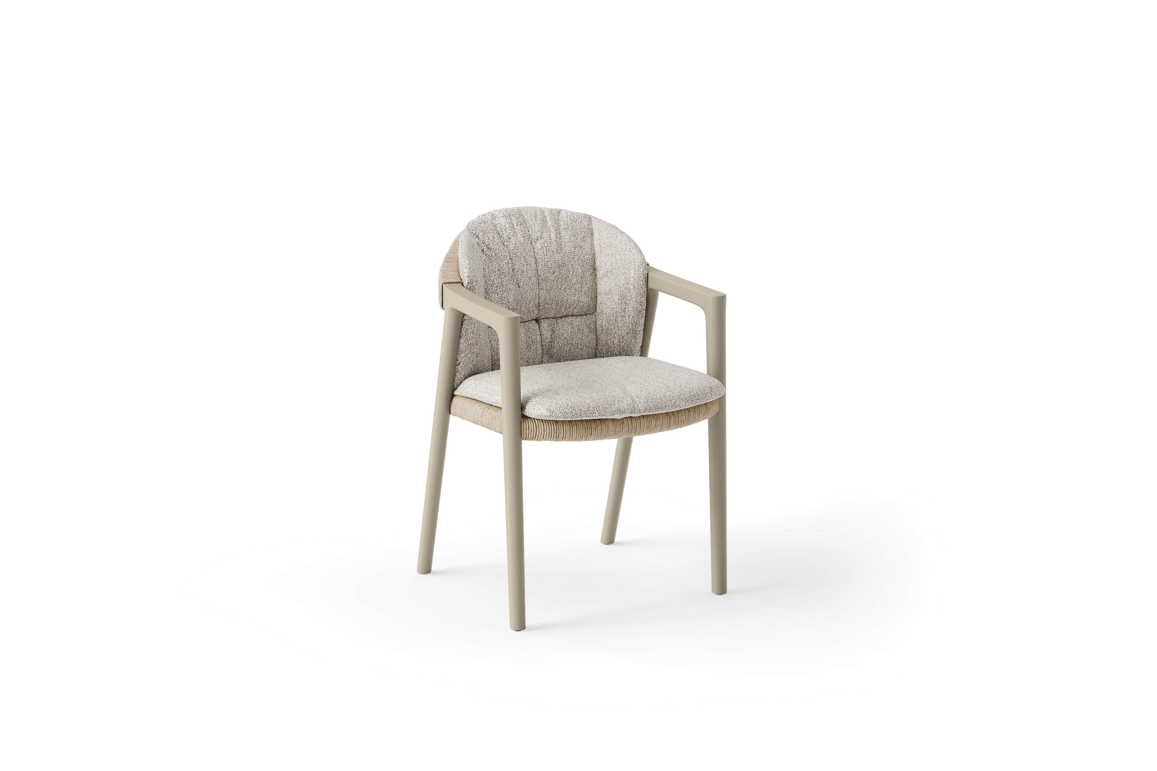 Champagne Aluminium / Seashell Bouclé | Luxe