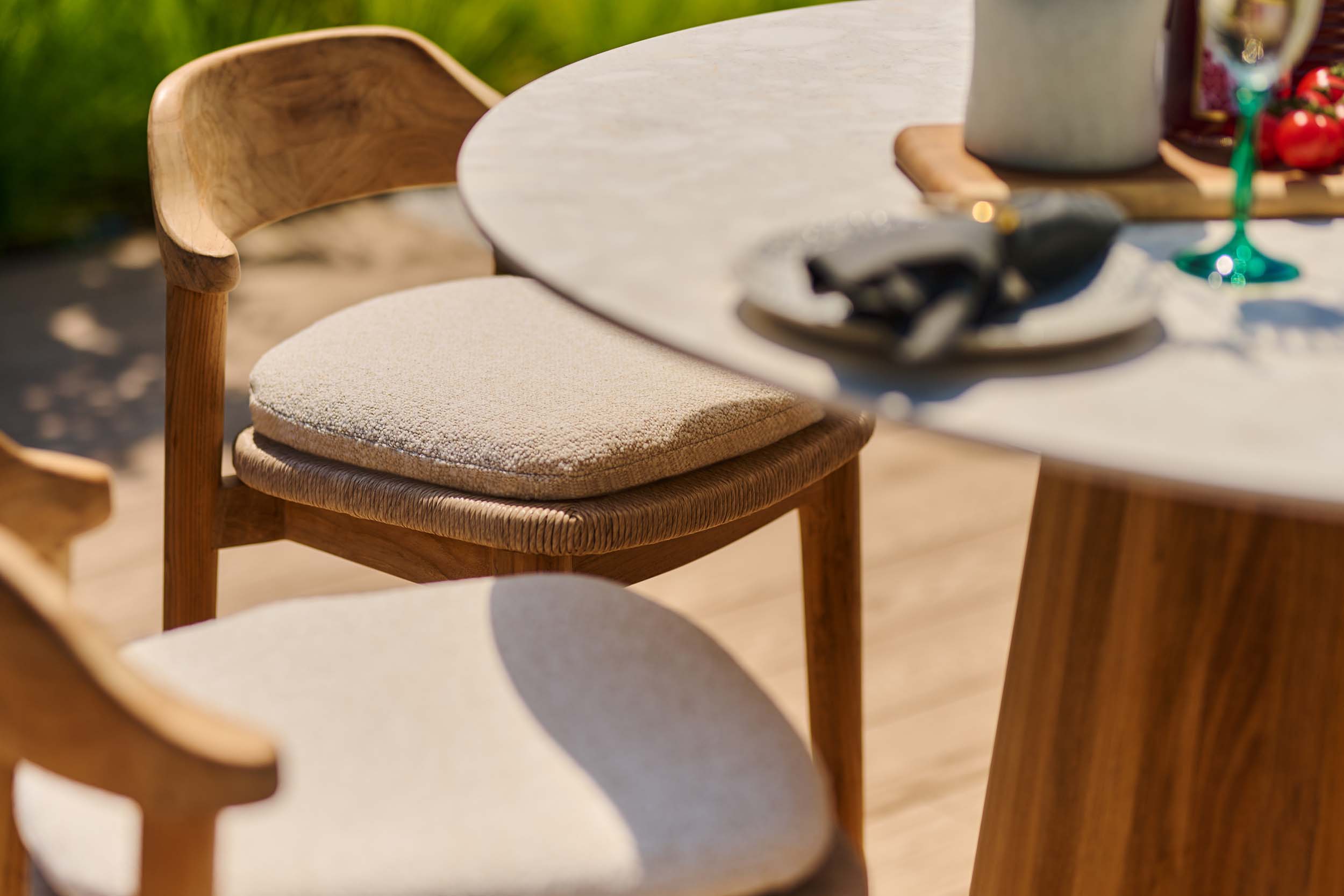 Teak / Beachy Bouclé