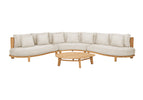 Teak met Beachy Boucle Kussens