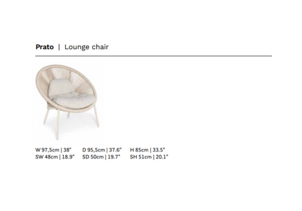 SUNS tuinmeubelen SUNS | Prato | Lounge Stoel |