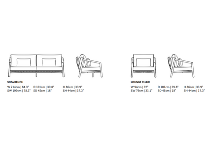 SUNS tuinmeubelen Suns | Sato | Sofa Set |