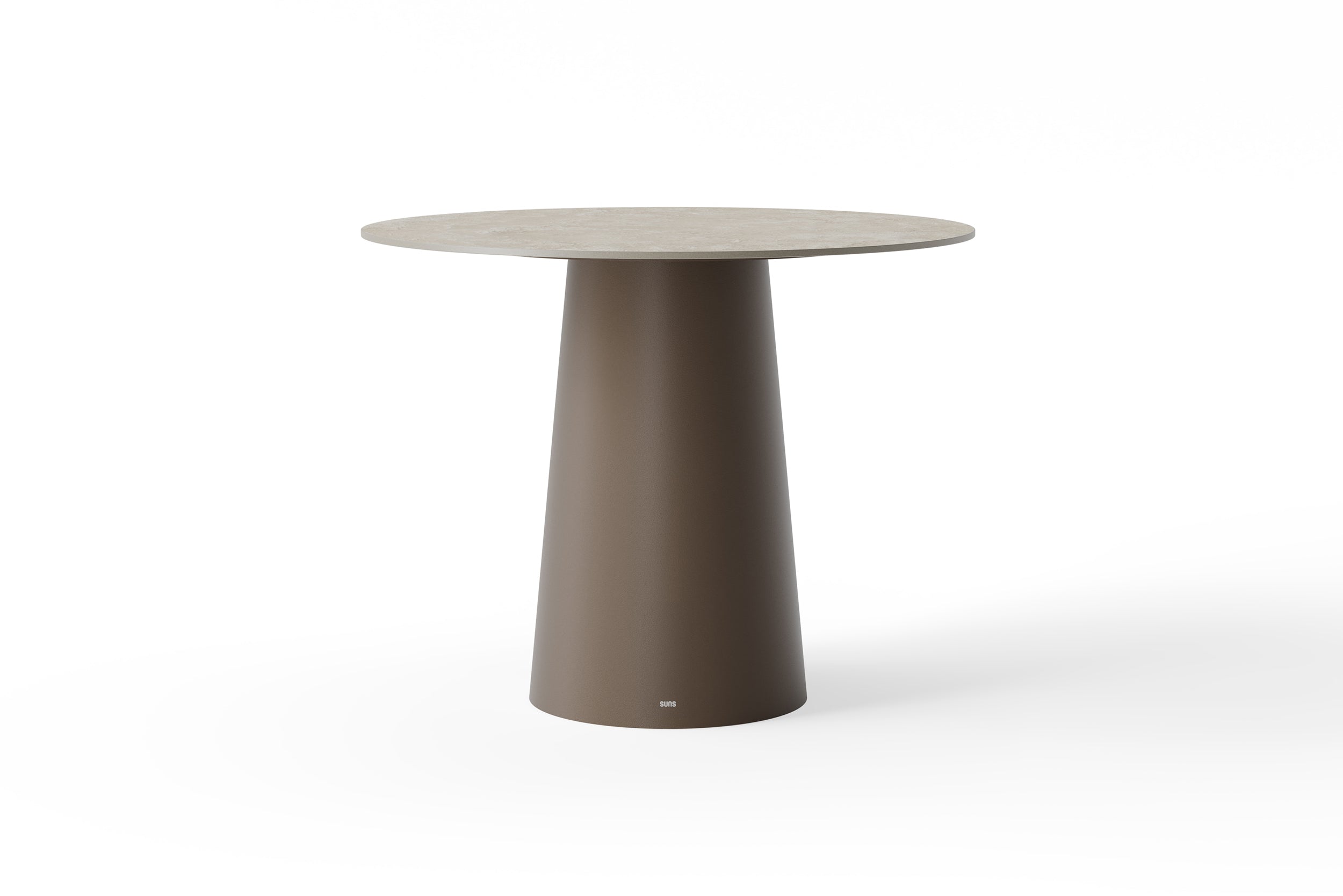 Bronze Aluminium / Neolith® Stone Grey / Ø 120 cm
