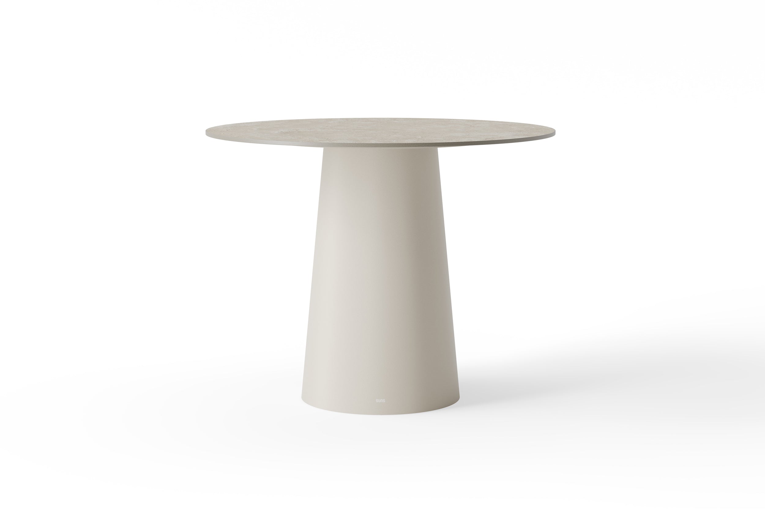 Camel Sand Aluminium / Neolith® Stone Grey / Ø 120 cm