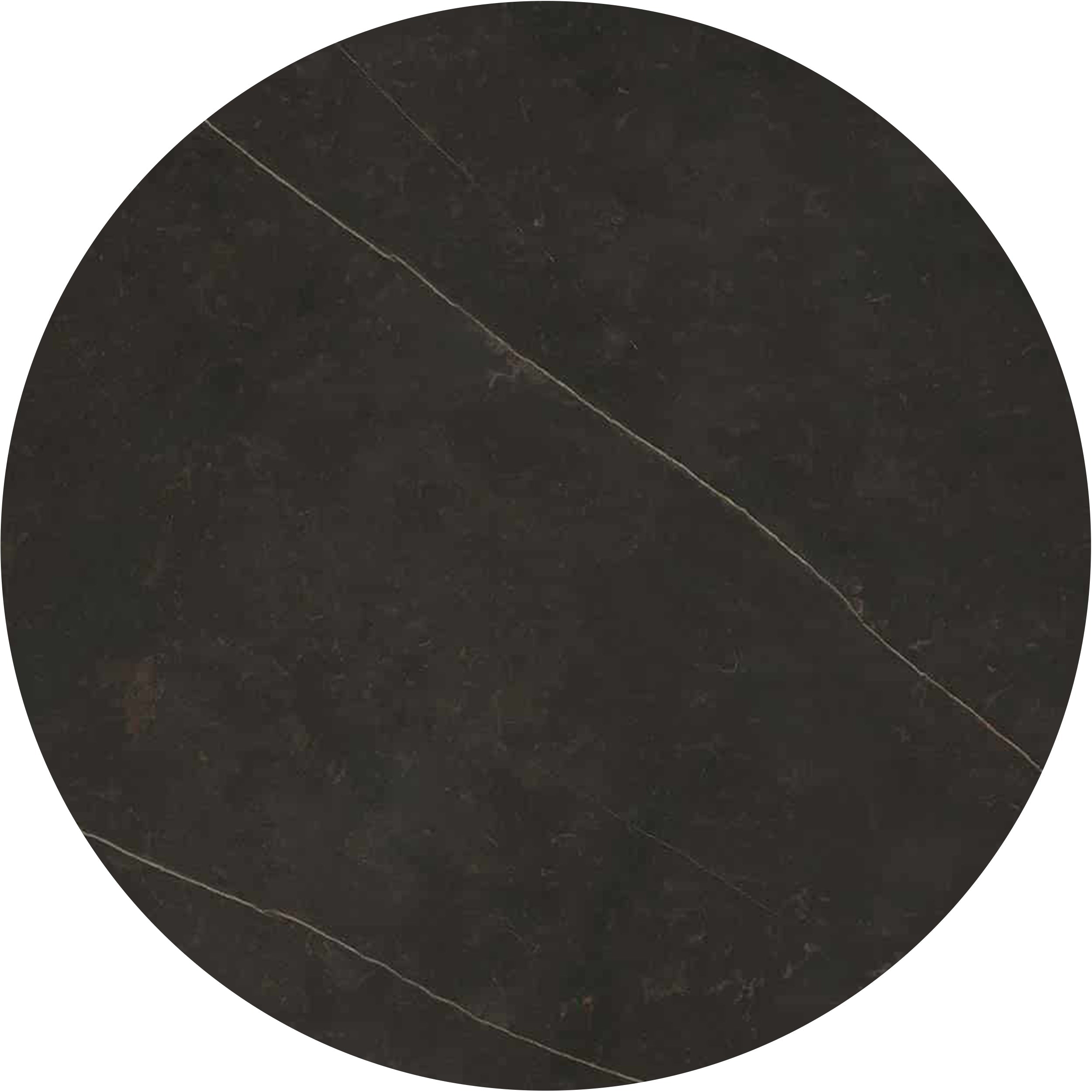 Teak / Neolith® marble black / Ø 120 cm