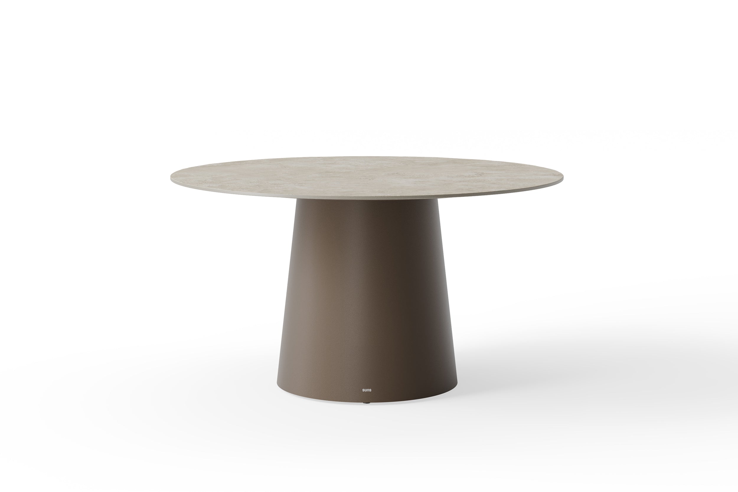 Bronze Aluminium / Neolith® Stone Grey / Ø 90cm