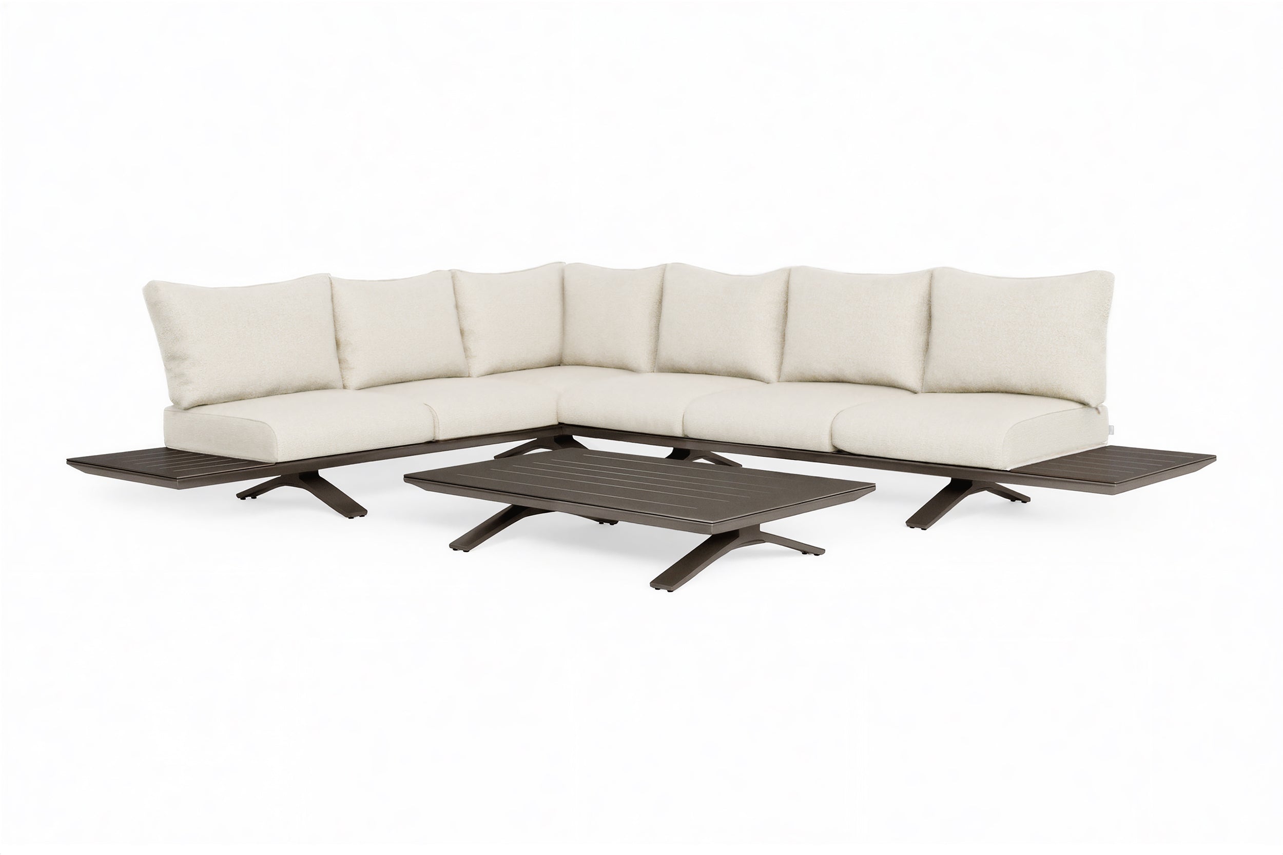 Bronze (Volledig Aluminium) / Beachy bouclé