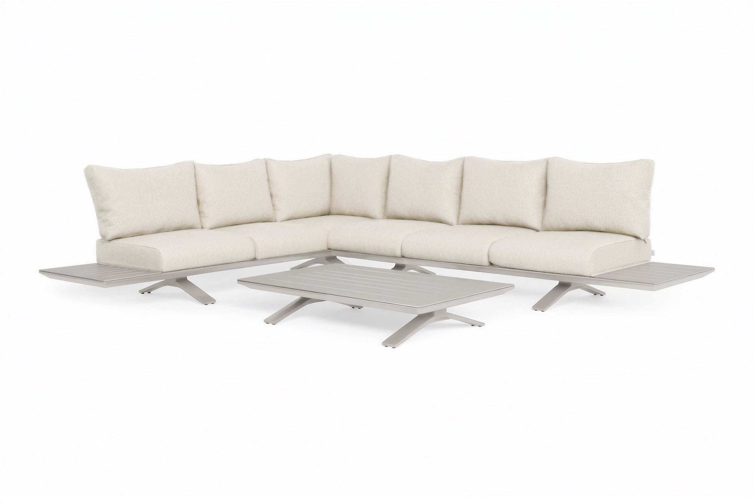 Champagne (Volledig Aluminium) / Beachy bouclé