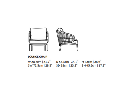 SUNS tuinmeubelen SUNS | Tosca | Lounge Chair |